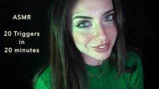 SLOW ASMR 20 TRIGGERS IN 20 MINUTES ✨ [upl. by Zelda]