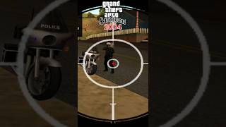 EVOLUTION OF GTA GAMES POLICE SNIPER FOOT  gtavicecity gtasanandreas gta4 gta5 rockstargames [upl. by Hoffman]