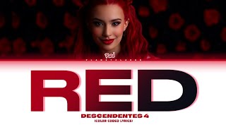 Descendentes 4 Red From quotDescendentes The Rise Of Redquot  Color Coded Lyrics [upl. by Peri459]