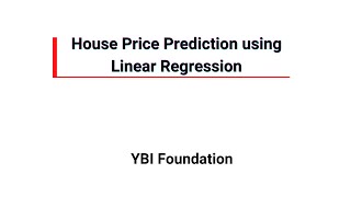 House Price Prediction  Linear Regression  Real World Example  Project  Tutorial  HandsOn [upl. by Alyakcm]