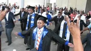 Spring 2011 Georgia State University Graduation  Phi Beta Sigma  wwwPiAlpha1914org [upl. by Euqinom720]