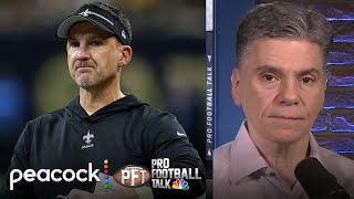 Dennis Allen ‘under pressure’ could add Jon Gruden to Saints staff  Pro Football Talk  NFL on NBC [upl. by Adniuqal]