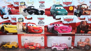 Mattel Disney Cars on the Road 2022 Case K Unboxing Flip Dover Speed Demon McQueen Colin George Tire [upl. by Dekow207]