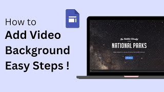 How To Add Video Background In Google Sites Step By Step [upl. by Jasmin]