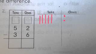 Model and record 2digit subtraction [upl. by Chrissie991]