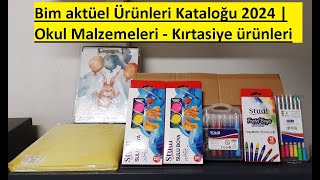 Bim aktüel Ürünleri Kataloğu 2024  Okul Malzemeleri  Kırtasiye ürünleri keşfet [upl. by Ardnosal]