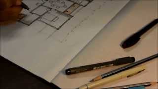 How to draw a house floor plan like an Architect [upl. by Keese]