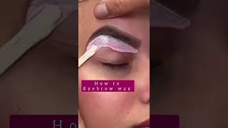 Eyebrows wax makeuptutorial tranding makeup [upl. by Anela]