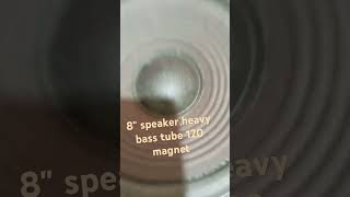 8quotspeaker heavy bass dj electronic subwoofer amplifier testing [upl. by Ytak]