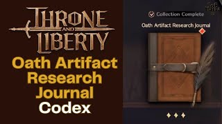 Oath Artifact Research Journal Codex Throne and Liberty Near Watchers Post [upl. by Anit956]