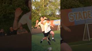 Was this a foul😳 5aside footballshorts football goals youtubeshorts referee debate replay [upl. by Gurtner]