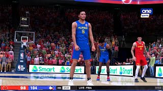 NBA 2K24 Live Simulation Georgia vs Gilas Pilipinas  FIBA Olympic Qualifiers 2024 [upl. by Arah]