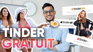 Comment draguer SANS PAYER sur Tinder  Comment être liké sur TINDER GRATUIT [upl. by Atsira]