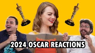 2024 Oscars REACTIONS [upl. by Norbel]