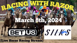 LIVE Horse Racing action handicapping Aqueduct Gulfstream Park Tampa Bay Downs Oaklawn and more [upl. by Hathaway433]