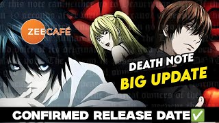 Death Note Hindi Dub Big Update  Death Note hindi dubbed Release Date  Zee cafe death note [upl. by Celin]