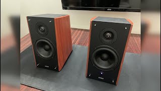 Edifier R2000DB 120W Bookshelf Speakers Unboxing [upl. by Enimisaj760]