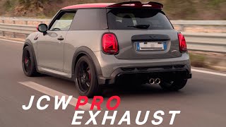 MINI JCW 2022  Pro Exhaust  Pure Sound Valve Open 💥 [upl. by Mayeda]