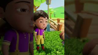 Main Tota Main Tota Singing Parrot मैं तोता मैं तोता shorts nurseryrhymeshindi animation shorts [upl. by Reerg]