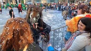 Scary carnival Germany 2023  Fasching Umzug Stuttgart [upl. by Lyckman]