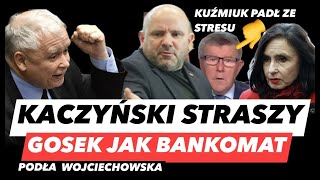 KACZYŃSKI ŻEBRAKIEM – GROZI LUDZIOM❗KUŻMIUK PADŁ I GOSEK BANKRUTEM OTO PODŁOŚĆ WOJCIECHOWSKIEJ [upl. by Bethesde]