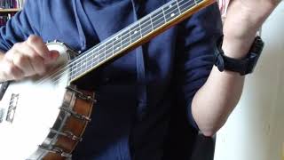 Cumberland Gap on 5string banjo with nylgut strings [upl. by Leahpar937]