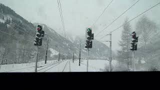 Cab Ride Führerstandsmitfahrt Tauern Nordrampe Februar 2013 [upl. by Neih]