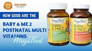 Instructions for use and features 🤱 MegaFood Baby and Me 2 Postnatal Vitamins for Breastfeeding [upl. by Selestina]