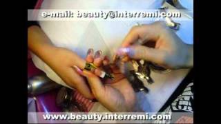 ONGLES EN ACRYLIQUE  LA LIGNE DU SOURIRE PARFAITE FRENCH CUTTER [upl. by Heath]