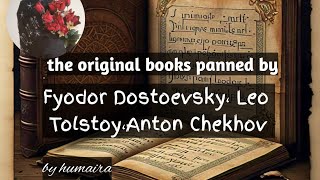 Fyodor Dostoevsky Leo Tolstoy or Anton Chekhovreal books ancient books😍 [upl. by Akemihs132]