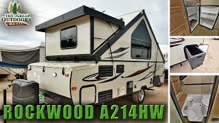 New Pop Up Camper RV 2018 ROCKWOOD A214HW Colorado Dealer [upl. by Enellek429]