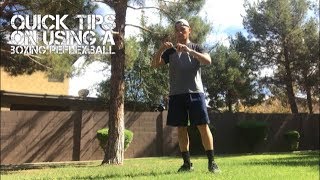 Quick Tips on How to Use a Reflex Ball for Boxing Striking [upl. by Oman]