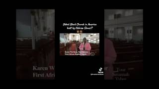 Oldest Black Church in America was built by Hebrew Slaves [upl. by Eislrahc]