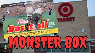 NEW RELEASE TARGET EXCLUSIVE 2024 Topps Heritage MONSTER BOX Whats Inside HUGE HIT [upl. by Gresham65]