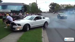 Mustang crash compilation MUST WATCH [upl. by Ellinad]