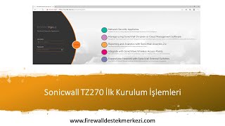 Sonicwall TZ270 İlk Kurulum İşlemleri [upl. by Cook981]