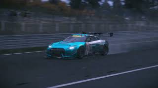 GT 3 Carnage in Rain  Le Mans Circuit [upl. by Ahseneuq]