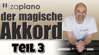 Wie lernt man Jazz Piano Akkorde  Der magische Akkord Teil 3  Jazz Lick inkl Noten [upl. by Ravi]