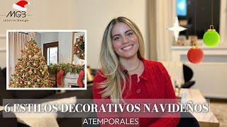 6 ESTILOS DECORATIVOS para una NAVIDAD ATEMPORAL y LUJOSA [upl. by Lole211]