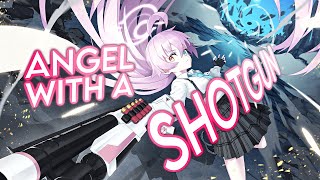 Nightcore  Angel With A Shotgun Lyrics Sped up [upl. by Anivahs]