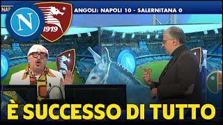 GOL DI NAPOLI SALERNITANA 11 FESTA RINVIATA PER PESCE [upl. by Prober377]