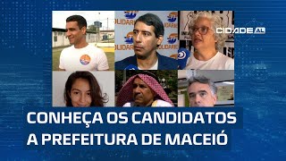 Seis candidatos disputam a prefeitura de Maceió saiba quem são eles [upl. by Roid]