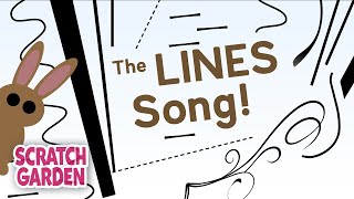 The Lines Song  Art Songs  Scratch Garden [upl. by Alesi614]