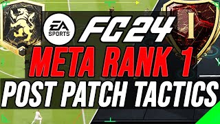 FC 24  BEST META Rank 1 Custom Tactics amp Instructions Post Patch [upl. by Gibbs]