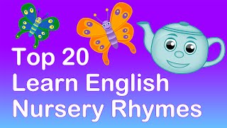 TOP 20 LEARN ENGLISH NURSERY RHYMES  Compilation  Nursery Rhymes TV  English Songs For Kids [upl. by Anear840]