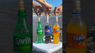 With Pepsi Sprite and Fanta Mentos – lets find the real winner [upl. by Aicelav]