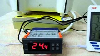 Digital temperature controller thermostat part 2AVI [upl. by Tonie]