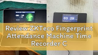 Review ZKTeco Fingerprint Attendance Machine Time Recorder Clock Factory Office Supply Time Clock T [upl. by Body]