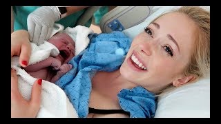 BEAUTIFUL HOSPITAL LIVE BIRTH VLOG INDUCTION  Janna and Braden Family Baby Girl Birth Story [upl. by Mehalek17]