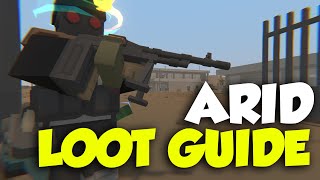 Unturned Arid  Loot Guide Where To Find Loot [upl. by Ancel]